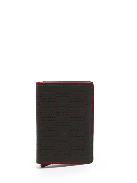 Card Holder Leather Secrid Black fuel SFU