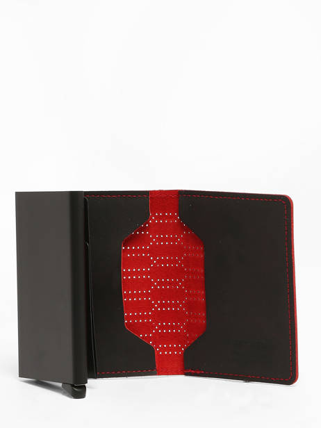 Card Holder Leather Secrid Black fuel SFU other view 1