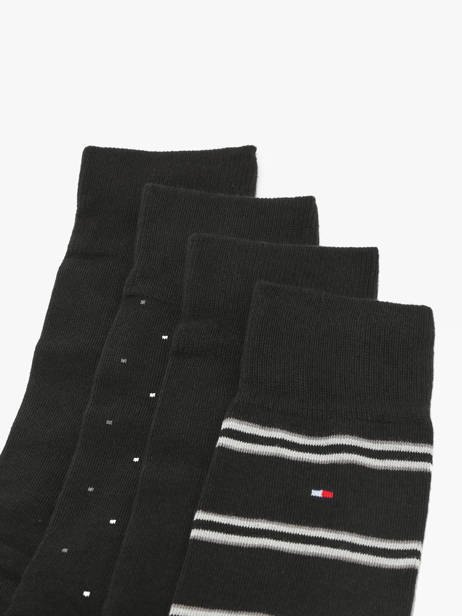 Chaussettes Tommy hilfiger Noir socks men 71224441 vue secondaire 3