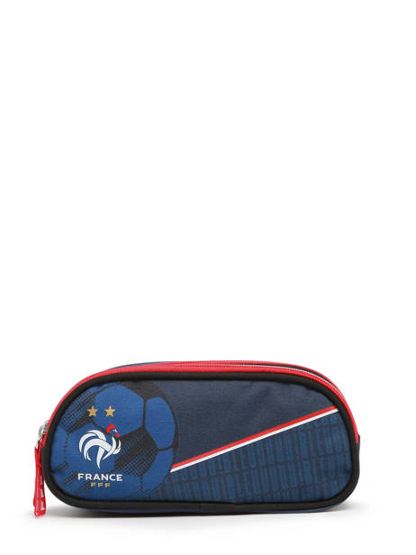 2-compartment Pouch Federat. france football Blue fff 23CX207D