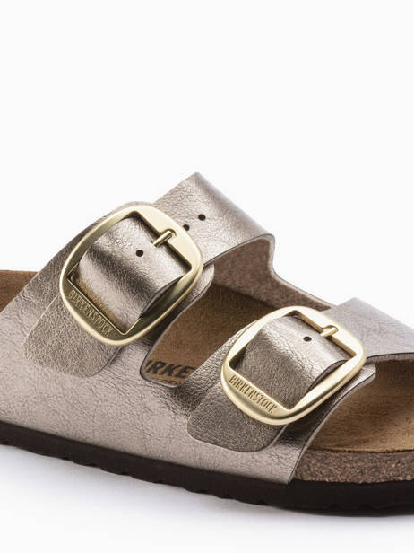 Slippers Arizona Big Buckle Birkenstock Beige women 1020882 other view 1