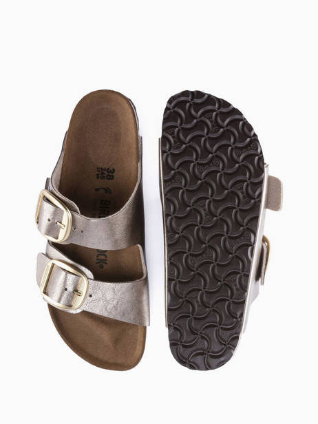 Slippers Arizona Big Buckle Birkenstock Beige women 1020882 other view 3