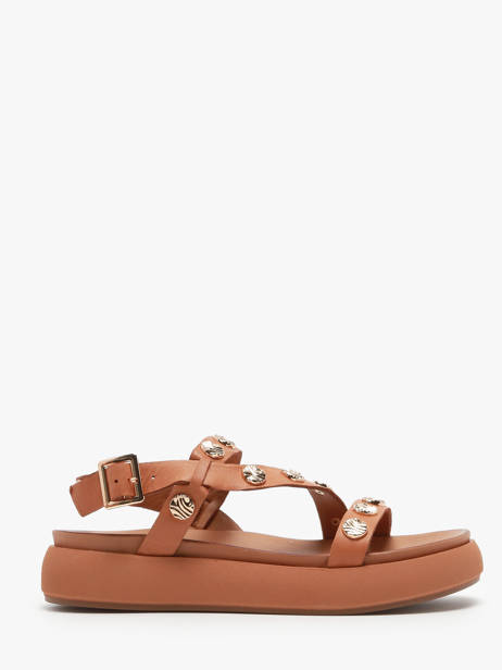 Sandals In Leather Inuovo Green women A96019