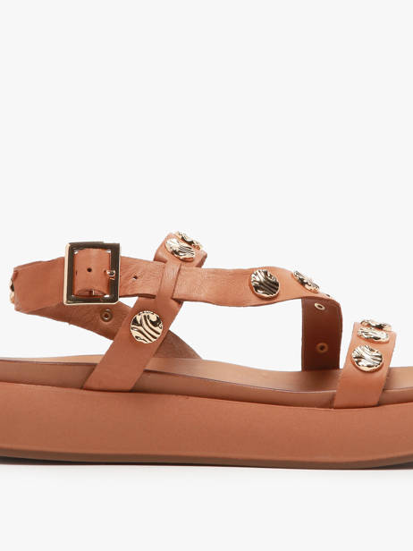 Sandals In Leather Inuovo Green women A96019 other view 1