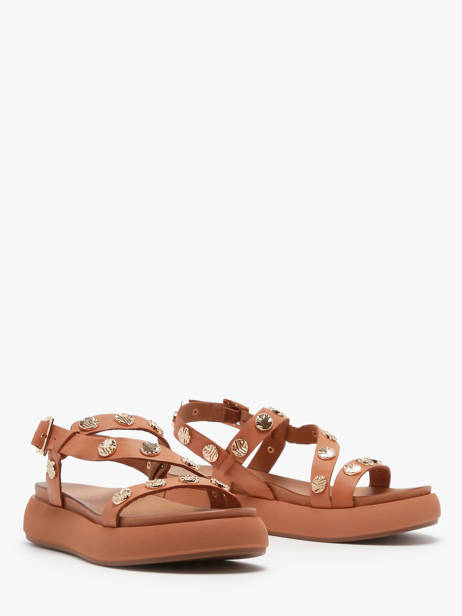 Sandals In Leather Inuovo Green women A96019 other view 2