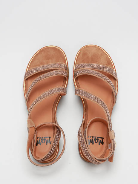 Sandals In Leather Mam'zelle Brown women CSG2Q25 other view 4