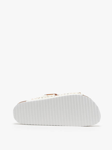 Mules Fusbett Colors of california Blanc accessoires HCBIO406 vue secondaire 4