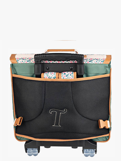 2-compartment Wheeled Satchel Tann's Multicolor les fantaisies f 43267 other view 5
