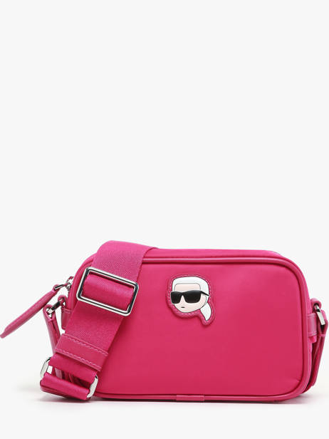 K Ikonik 2.0 Nylon Camera Bag Karl lagerfeld Pink k ikonic 2.0 230W3050