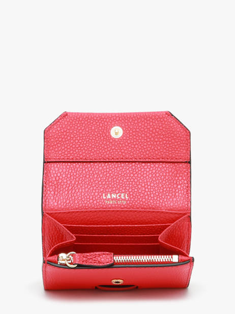 Leather Ninon Mini Wallet Lancel Red ninon A13179 other view 1