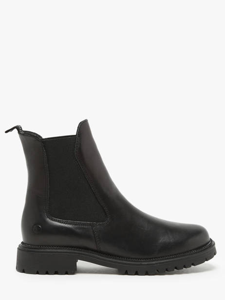 Chelsea Boots In Leather Tamaris Black women 41