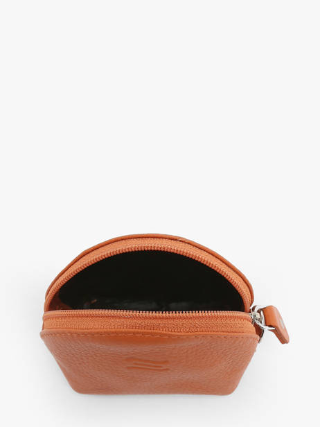 Leather Caviar Coin Purse Crinkles Orange caviar 14026 other view 1