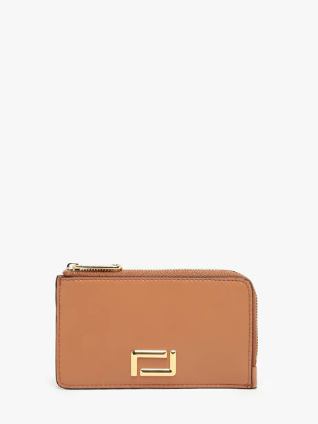 Porte-cartes Angèle Cuir Lancel Marron angele A13158