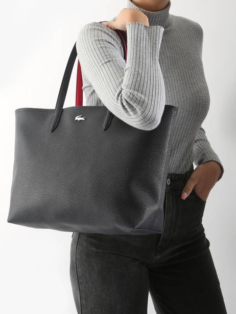 Shopping Bag Anna Lacoste Black anna NF4823AA other view 1