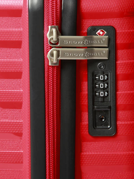 Cabin Luggage Snowball Red travel 43803 other view 1