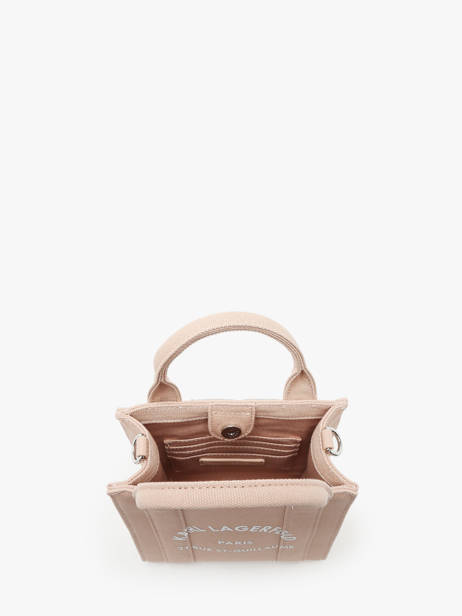 Xs Crossbody Bag Rsg Cotton Karl lagerfeld Pink rsg 246W3890 other view 3