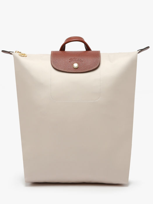 Longchamp Le pliage original Backpack White