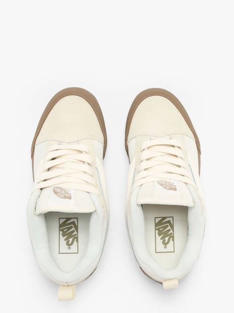 Sneakers Knu Skool In Leather Vans Beige unisex 9QCDBS other view 4