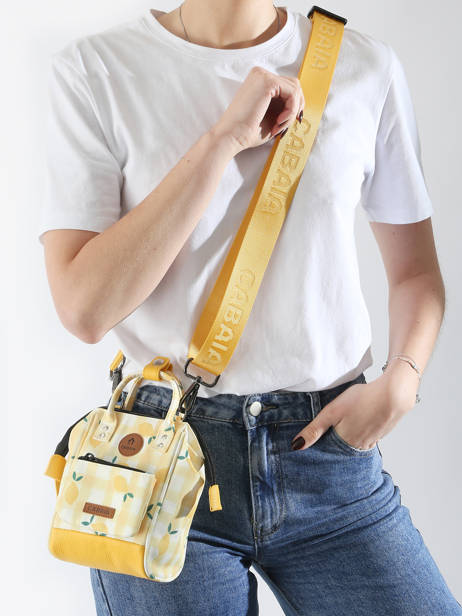 Nano Bag Crossbody 1 Compartment Cabaia Beige adventurer NANOBAG other view 1