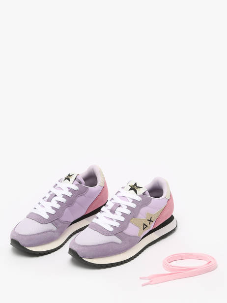 Sneakers Stargirl Glitter Sun68 Violet women Z35212 other view 2