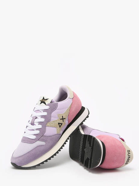 Sneakers Stargirl Glitter Sun68 Violet women Z35212 other view 3