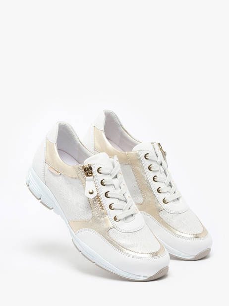 Sneakers Ylona In Leather Mephisto White women P5146918 other view 2