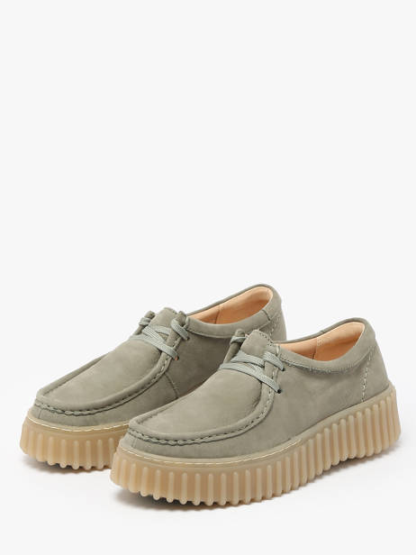 Derby Shoes Torhill Bee Clarks Green women 26181190 other view 2