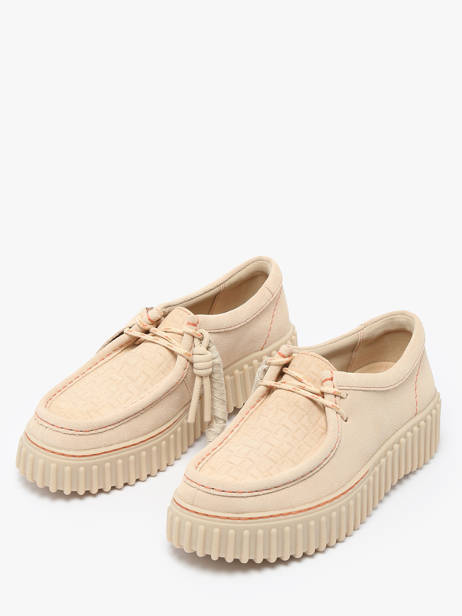 Derby Shoes Torhill Bee Clarks Beige women 26181191 other view 2