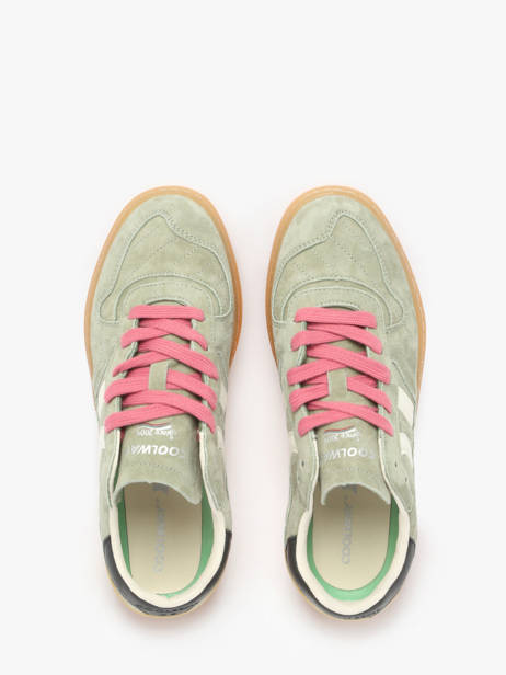 Sneakers Goal In Leather Coolway Green women 7603146 other view 4