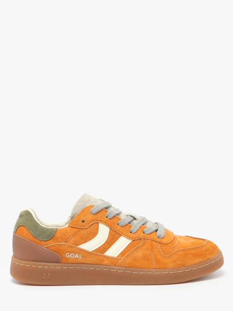 Sneakers Goal In Leather Coolway Yellow men 8603602