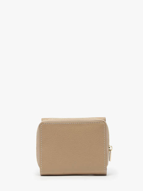 Leather Caviar Wallet Crinkles Beige caviar 14201 other view 3
