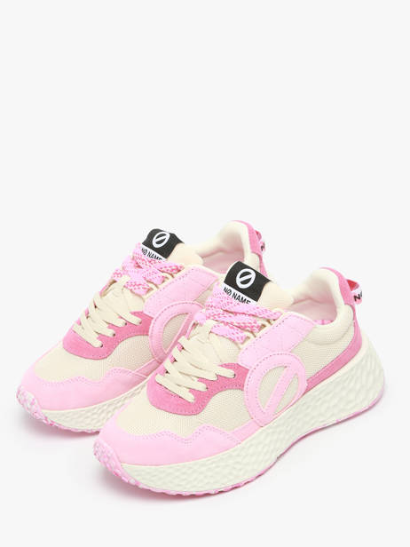 Sneakers Carter In Leather No name Pink women CMKSDS5O other view 2