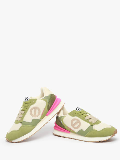 Sneakers Tova Runner In Leather No name Green women IPSMEN2Z other view 3