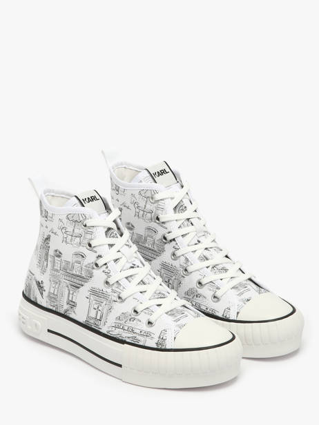 Sneakers Kampus Max Jorge Karl lagerfeld White women KL60455 other view 2