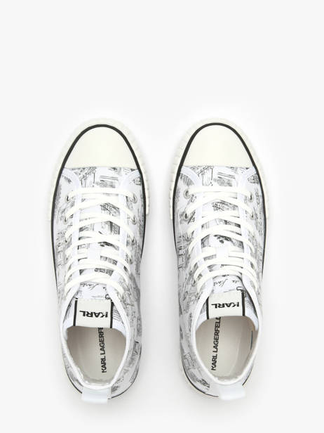 Sneakers Kampus Max Jorge Karl lagerfeld White women KL60455 other view 4