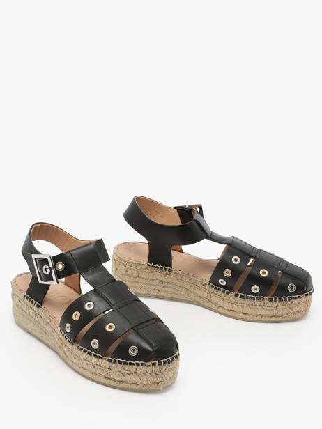 Wedge Espadrilles Cherlin Gaimo Black women CHERLIN other view 1