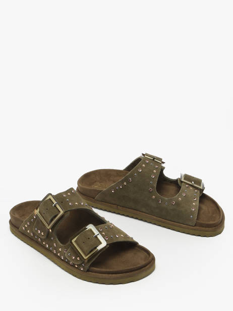 Mules Fusbett Colors of california Vert accessoires HCBIOW05 vue secondaire 1