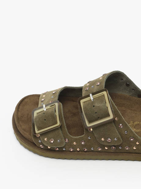 Mules Fusbett Colors of california Vert accessoires HCBIOW05 vue secondaire 2