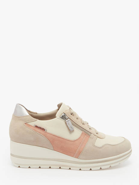 Sneakers Abby In Leather Mephisto Multicolor women P5146578