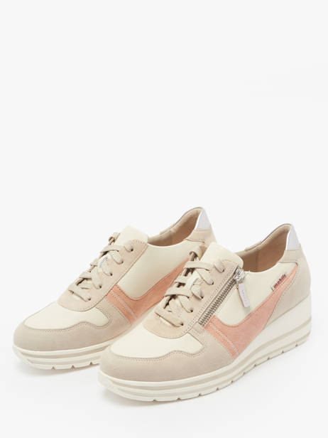 Sneakers Abby In Leather Mephisto Multicolor women P5146578 other view 3