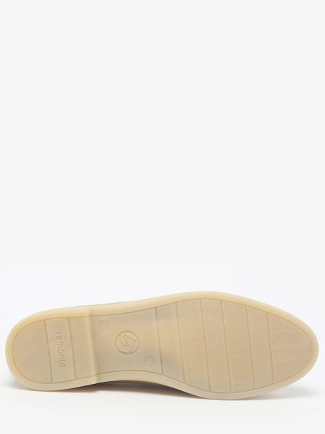 Moccasins In Leather Remonte Beige women 62 other view 5