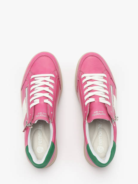 Sneakers In Leather Remonte Pink women 31 other view 4