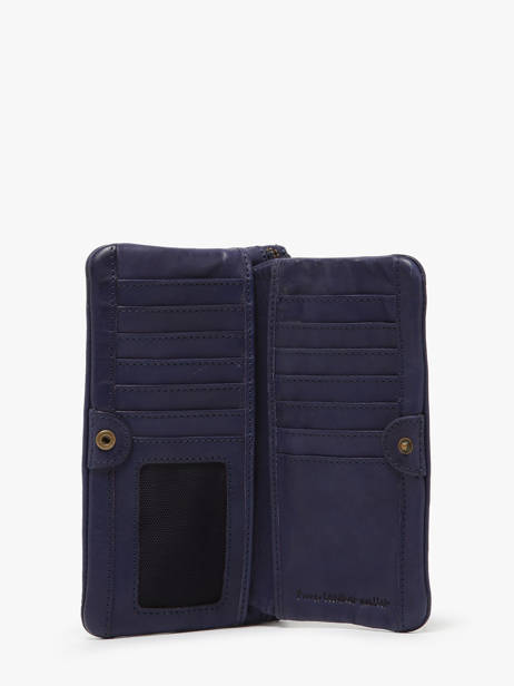 Leather Heritage Wallet Biba Violet heritage KA4 other view 1