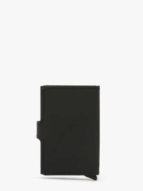 Card Holder Leather Secrid Black matte MM other view 2