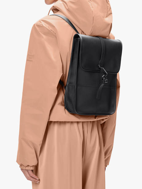 1 Compartment Backpack Rains Black city 13010 other view 1