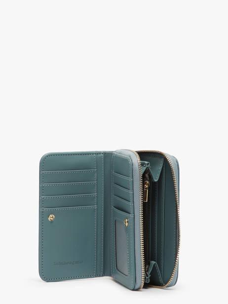 Wallet Lulu castagnette Blue zip CAROL105 other view 1