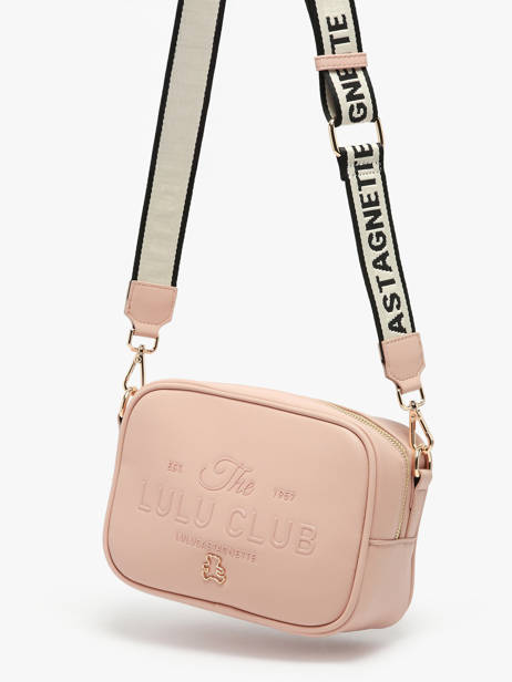 Shoulder Bag Logo Lulu castagnette Orange logo YZERNAY other view 2