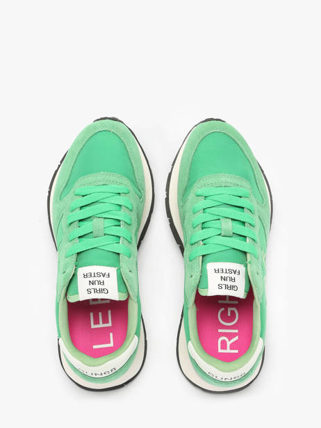Sneakers Ally Solid Nylon Sun68 Green women Z35201 other view 4