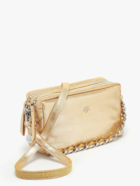 Crossbody Bag Vintage Leather Mila louise Gold vintage 23673X other view 2
