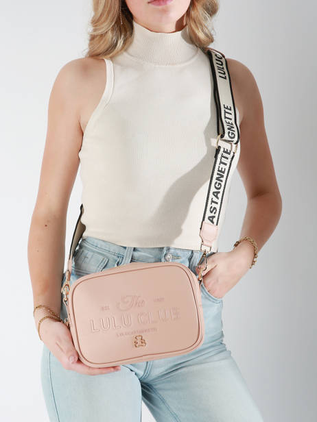 Shoulder Bag Logo Lulu castagnette Orange logo YZERNAY other view 1